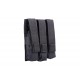 Triple magazine pouch for MP5 type magazines - black (ACM)